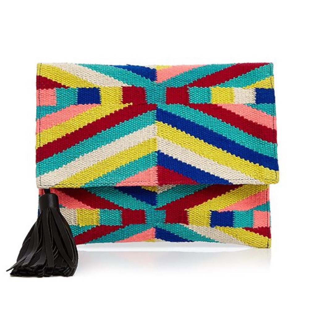 Rebecca Minkoff Wonderland Foldover Tassel Clutch